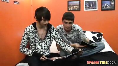 Gang Bang Spanking: Gay Tube Porn!