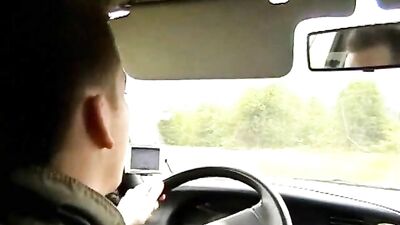 Gay Twinks Caught Backseat Hitchhiking Auto Porn!