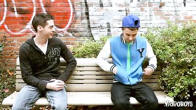 Canadian Public Park Boys Romance - Steamy Gay Porn Video