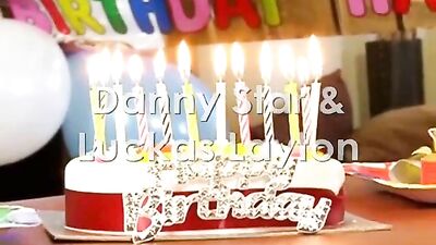 Twink Surprise Birthday Gay Porn Party