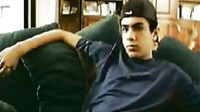 Horny Straight Boys Web-Cam Condom Jerk Off!