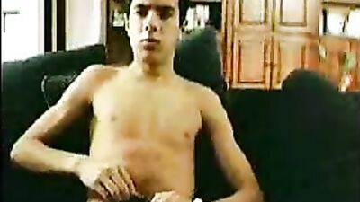 Horny Straight Boys Web-Cam Condom Jerk Off!