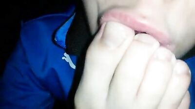 Braces Lovers Delight: Foot-Worshiping Boy with Metal Mouth Tickles Toes until They Scream!