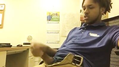 Black Office Boy Fuckfest - Raw & Rough Gay Porn Video!
