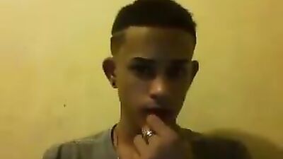 Black boy sucking his friend