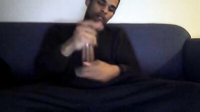Sexy Black Guy with Big Cock - Thick & Long Dildo Fucking (Gay Porn)