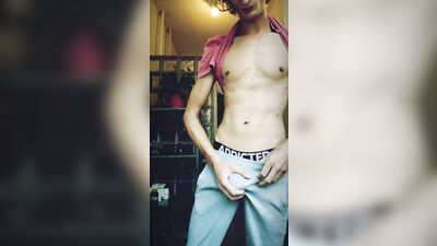 Huge Danish Bulge in Solo Blond Boy Porn!