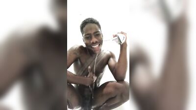 Shower Sex with Justinn - Hardcore Gay Webcam Fun!