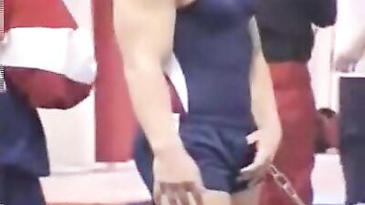 Bulging Muscles: Teen Boy Pops Out Huge Dick!