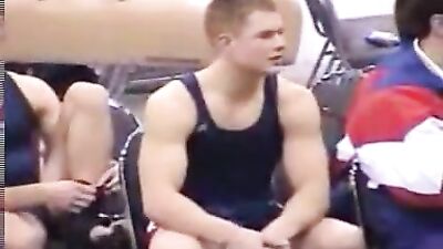 Bulging Muscles: Teen Boy Pops Out Huge Dick!