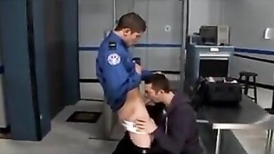 (Action Cum Shots) Airport Security Officers Secret Desires