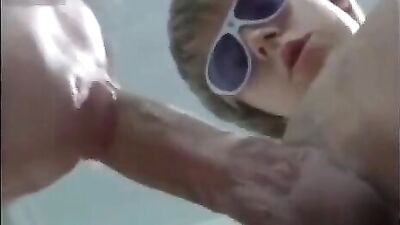 Older Cougar Loves Young Twinks Blowjob!