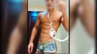 Asian Fitness Twinks Cumshot Amateur Adventures - An Intense Video!