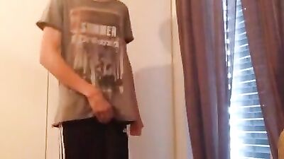 Sexy Twink Exposing & Cumming in Underwear - A Gay Porn Fantasy Fulfilled