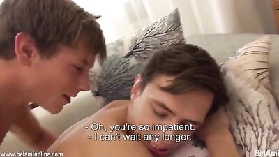 Hot boys fuck bareback action