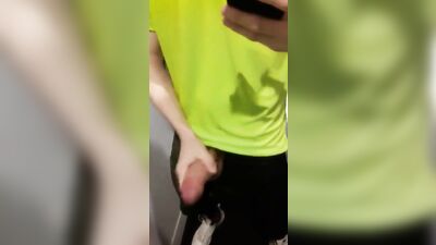 Sporty Cum Shots Solo: Amateur Gay Porn Adventure!