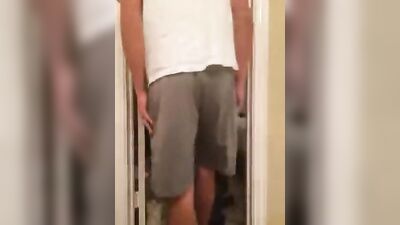 Spanked and Cumming Hard - Gay Porn Video