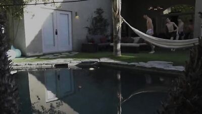 Gay Orgy Dreams - Action Group Sex after Swimming Passion!
