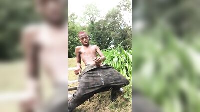 Cum Streaking Adventures: Big Black Cocks Shotting On My Pants!