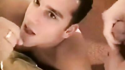 Double Dicks Delight - Straight Men Caught Sucking and Swallowing!