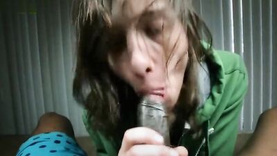 Elliotts Cum-Eating Adventure: Long Hair Boy Finds His SF Dream!