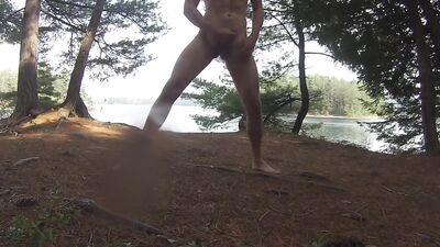 Jackin in the woods Pornstar Edition: Wild Sexcapades in the Forest!
