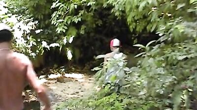 Bareback Latino Public Outside Adventure