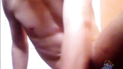 Shot in the Face Web-Cam Cum Solo Shoot