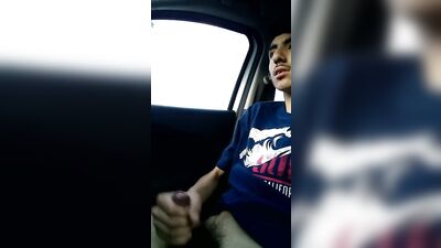 Gay Porn Masterbating in Car: Steamy Action Inside Four Wheels!