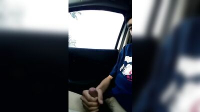 Gay Porn Masterbating in Car: Steamy Action Inside Four Wheels!