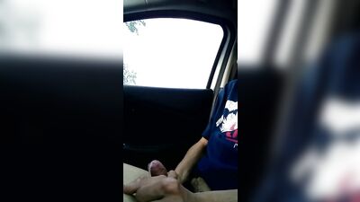 Gay Porn Masterbating in Car: Steamy Action Inside Four Wheels!