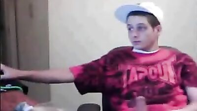 Young Solo Boy Cum Shot Handjob - Nice Smooth Wanking on Cam!