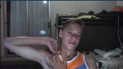 Young and Beautiful Cum Shots: Blonde Boy Masturbates!