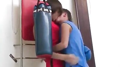 Boxing Gloves are off! Excessive Oral Cum Shots!