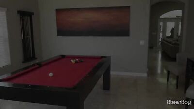 Bareback Billiards: Action-Packed Cum Shots!