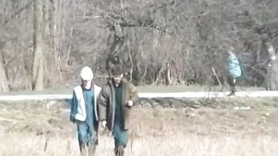 Winters Hardcore Adventure: Public Outdoor Bareback Action!