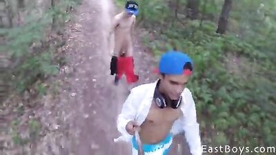 Twinks on Vacation: Amateur Fun Handjobs!
