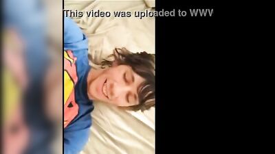 Gay Daddy Hunts Super Boy in Bedroom Battle!