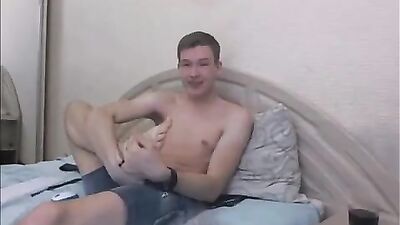 Spanks himself!: A Gay Porn Adventure!