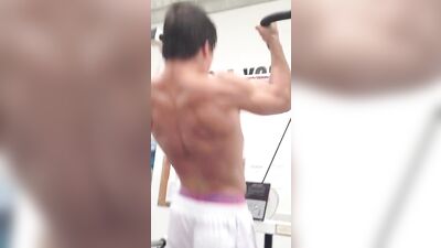 For Muscle Lovers - Hot Twink Bodybuilder Showing Off His Bulging Muscles!