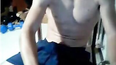 Muscular Teen Solo Web-Cam Gay Porn Video!