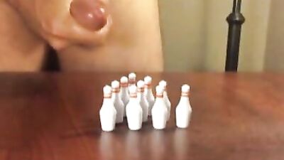 Spunk Bowling Spree: Cum Shots Solo Web-Cam Twinks Playful Bowls!