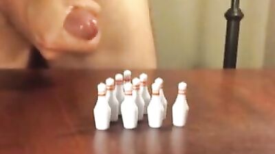 Spunk Bowling Spree: Cum Shots Solo Web-Cam Twinks Playful Bowls!