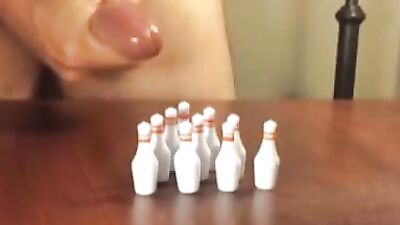 Spunk Bowling Spree: Cum Shots Solo Web-Cam Twinks Playful Bowls!