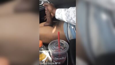 Helping Hands In My Car: The Ultimate Black Cock Handjob Experience