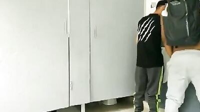 Gay Boys Web-Cam Fun in the School Bathroom!