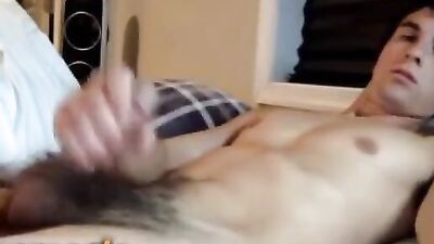 Interrupted Hairy Jock Solo: Amateur Frat Guys Go All Out!