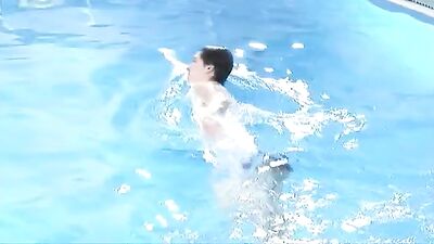 Bareback Boys in the Pool: Action-Packed Fun!