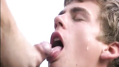 Double Blowjob Delight - Cum Eating Action with Amateur Boys