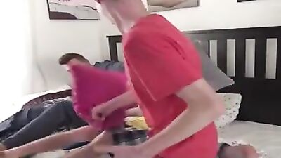 Double Me - Johnathan Strake & Milan Silver Vince Todd Triolism in Bed - Czech Porn Models!